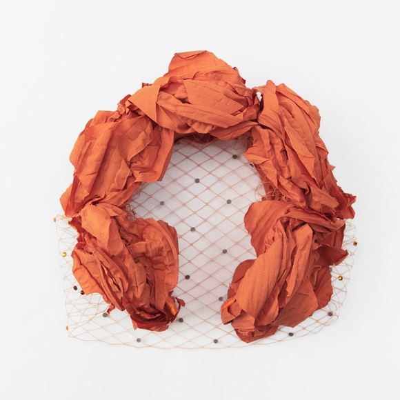 Zara limited edition floral headpiece headband